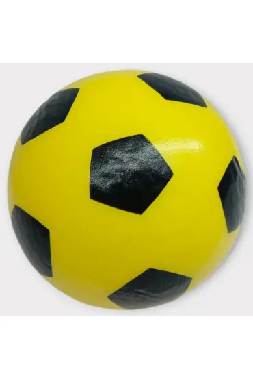 Futbol Topu Stres Topu Sünger Top 10 cm - Sarı