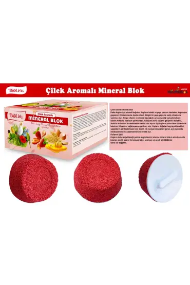 BİOLİVE Çilek Aromalı Mineral Blok