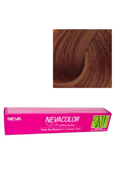 Nevacolor Tüp Boya  7.32 Bal Kumral  x 2 Adet + Sıvı Oksidan 2 Adet