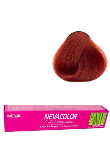 Nevacolor Tüp Boya  7.43 Dore Bakır  x 2 Adet + Sıvı Oksidan 2 Adet