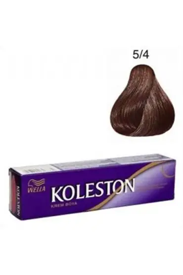 Koleston Tüp Boya  5/4 Açık Kestane  x 2 Adet + Sıvı Oksidan 2 Adet