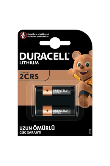 2CR5/DL245 6V Lıthıum Pil 1'li