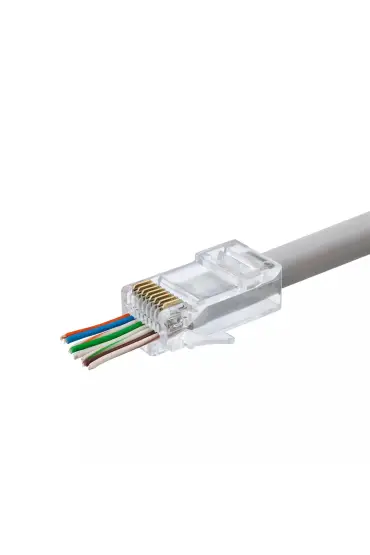 CAT 6 EZ RJ45 Konnektör 100 Lü Paket