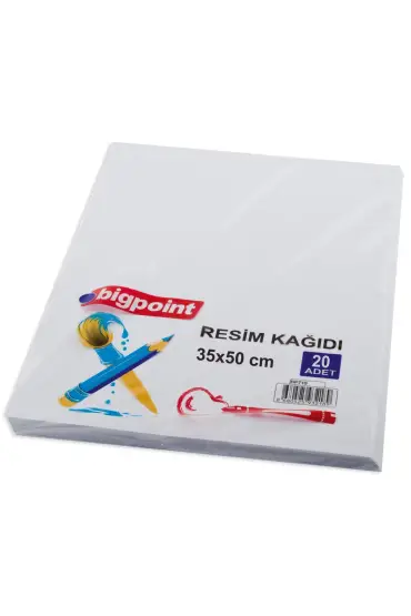 Bigpoint Resim Kağıdı 35x50cm 20'li Paket | Cosmedrome