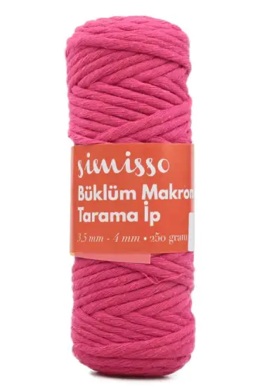 Tarama Makrome İpi Koyu Fuşya 403 - Macrame Threads - Cosmedrome