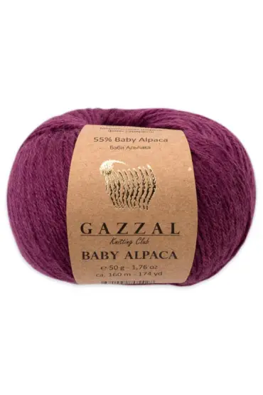 Gazzal Baby Alpaca El Örgü İpi 50 gr | Mor 46009 - El Örgü İpleri - Cosmedrome