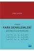 Lineer Fark Denklemleri Çözümlü Alıştırmaları - Matematik Öğretmenliği - Cosmedrome