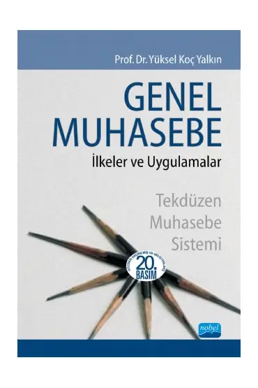 GENEL MUHASEBE -İlkeler ve Uygulamalar- - Muhasebe, Finans ve Bankacılık - Cosmedrome