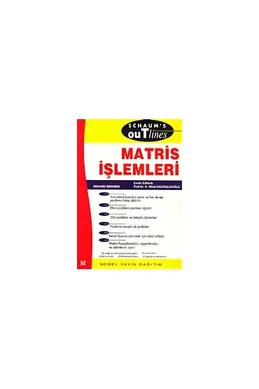 Matris İşlemleri - Schaum&39s - Matematik - Cosmedrome