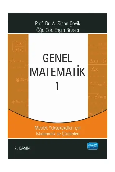 Genel Matematik 1 - MYO&39lar İçin Matematik ve Çözümleri - Matematik - Cosmedrome