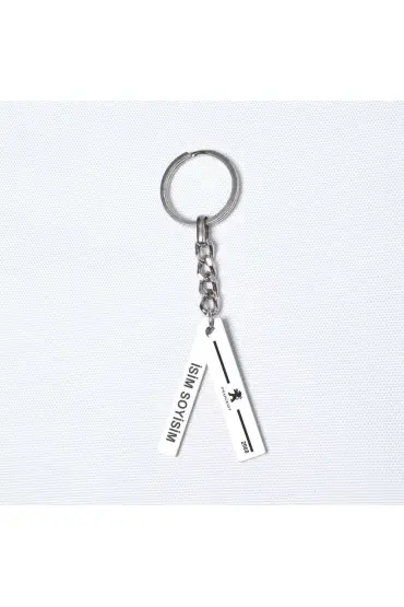 Kişiye Özel Peugeot 2008 Plaka Anahtarlık - Design Keychains - Cosmedrome