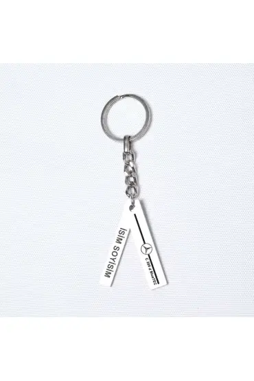 Kişiye Özel Mercedes C-200-d-BlueTEC Plaka Anahtarlık - Design Keychains - Cosmedrome