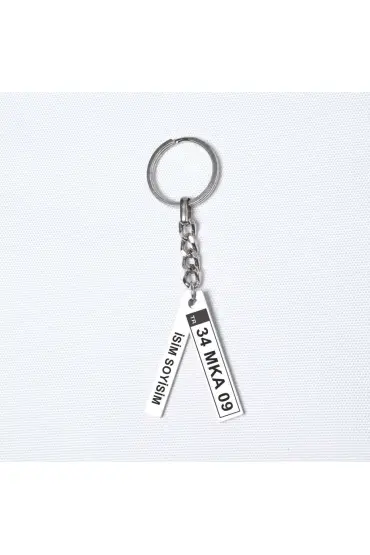 Kişiye Özel Mercedes E-200 CDI Plaka Anahtarlık - Design Keychains - Cosmedrome