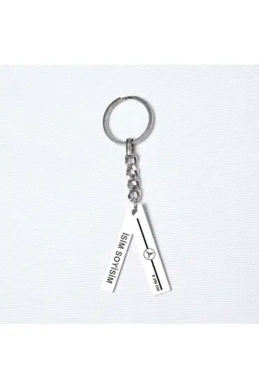 Kişiye Özel Mercedes E-250 CGI Plaka Anahtarlık - Design Keychains - Cosmedrome