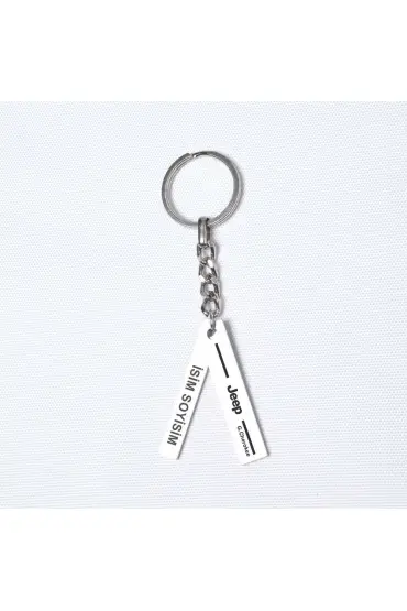 Kişiye Özel Jeep Grand Cherokee Plaka Anahtarlık - Design Keychains - Cosmedrome