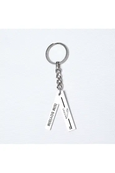 Kişiye Özel Jaguar XK8 Plaka Anahtarlık - Design Keychains - Cosmedrome