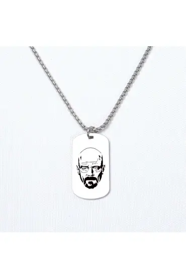 Breaking Bad Walter White Asker Kolye, Kişiye Özel Çelik Asker Kolye - Custom Necklaces - Cosmedrome