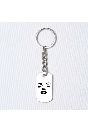 Marilyn Monroe 2, Asker Künyesi Anahtarlık - Design Keychains - Cosmedrome