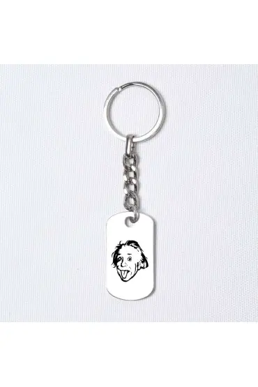 Albert Einstein, Asker Künyesi Anahtarlık - Design Keychains - Cosmedrome