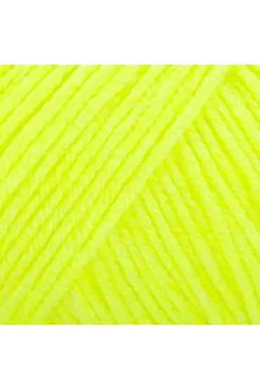 Gazzal Baby Cotton 25 El Örgü İpi Neon Sarı 3462