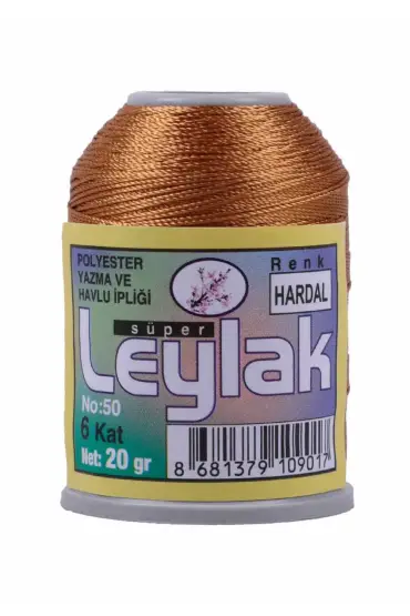 Leylak Oya ve Dantel İpi 20 gr Hardal