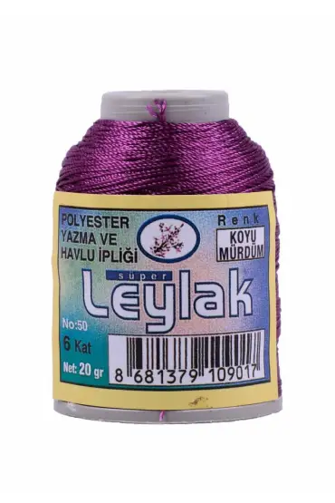 Leylak Oya ve Dantel İpi 20 gr Koyu Mürdüm