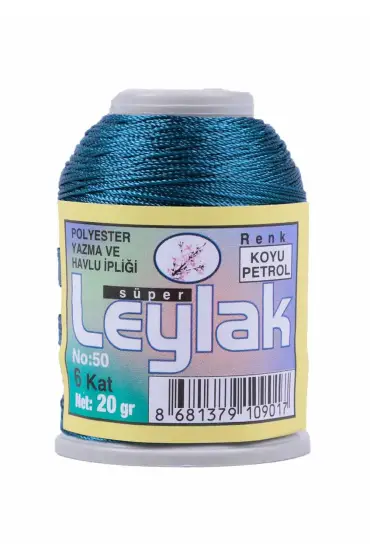 Leylak Oya ve Dantel İpi 20 gr Koyu Petrol