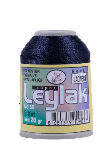 Leylak Oya ve Dantel İpi 20 gr Lacivert