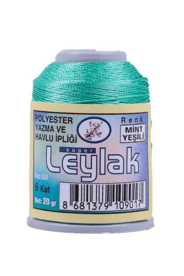 Leylak Oya ve Dantel İpi 20 gr Mint Yeşili