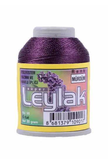 Leylak Oya ve Dantel İpi 20 gr Mürdüm