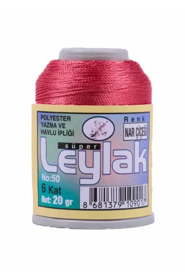 Leylak Oya ve Dantel İpi 20 gr Nar Çiçeği