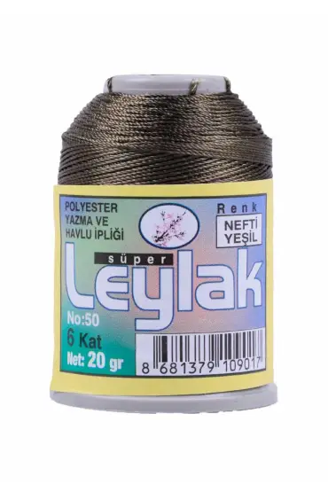 Leylak Oya ve Dantel İpi 20 gr Nefti Yeşil