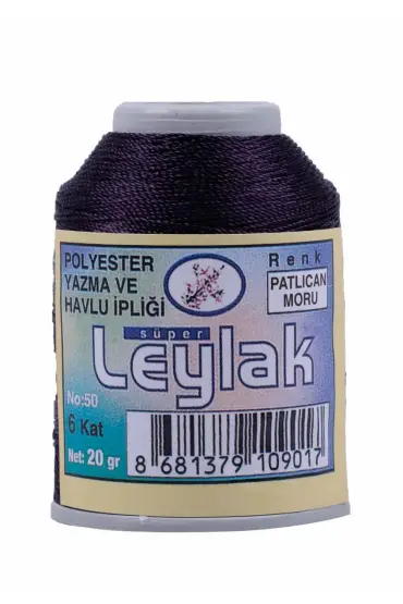 Leylak Oya ve Dantel İpi 20 gr Patlıcan Moru