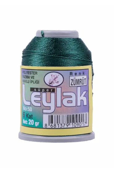 Leylak Oya ve Dantel İpi 20 gr Zümrüt