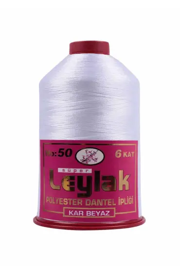 Leylak Oya İpi 50 No 325 Gr Kar Beyaz