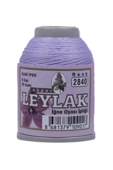 Leylak Suni İpek Oya İpi 20 gr 2840