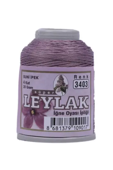 Leylak Suni İpek Oya İpi 20 gr 3403