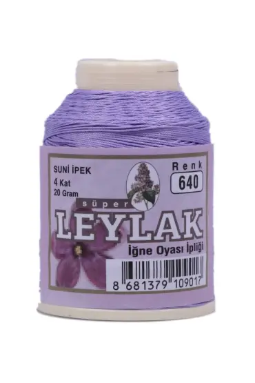 Leylak Suni İpek Oya İpi 20 gr 640