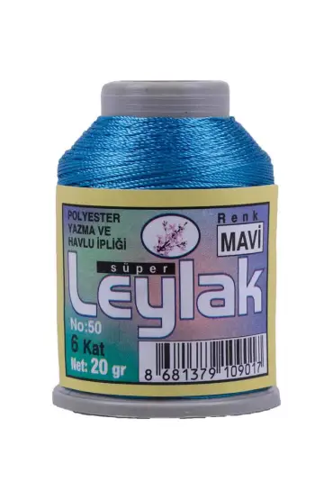 Leylak Oya ve Dantel İpi 20 gr Mavi