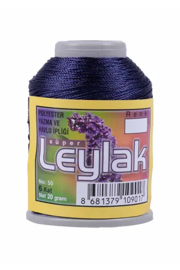 Leylak Oya ve Dantel İpi 20 gr Mor Lacivert