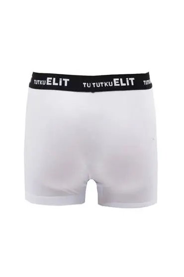 Tutku Elit Modal Elastan Spor Erkek Boxer 1252 | Beyaz