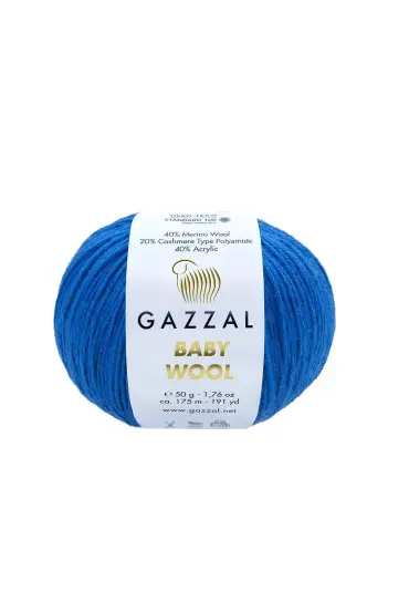 Gazzal Baby Wool El Örgü İpi | Emlak Mavisi  802