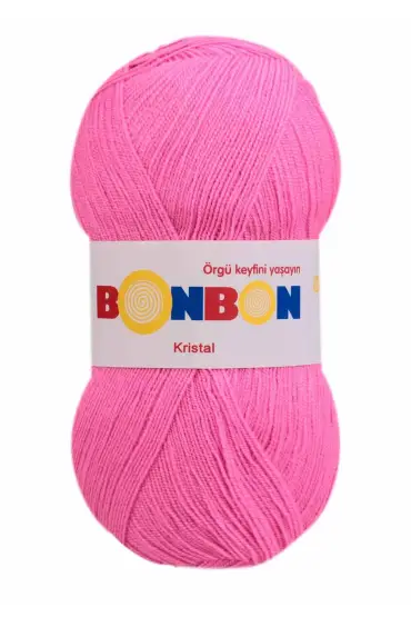 Bonbon Kristal El Örgü İpi  | Pembe 98240