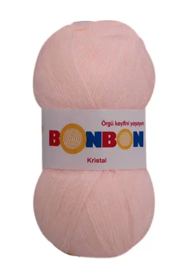 Bonbon Kristal El Örgü İpi  | Somon 98335