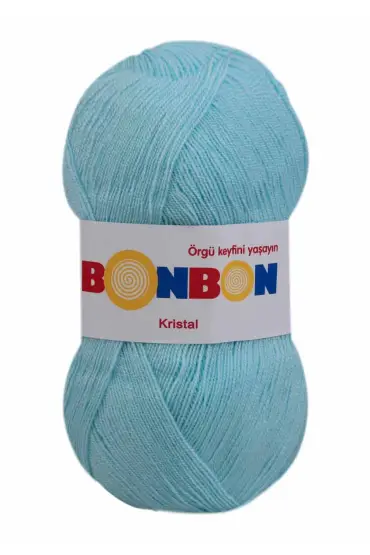 Bonbon Kristal El Örgü İpi  | Mavi 98694