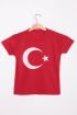 Bayrak Baskılı Tshirt | Kırmızı