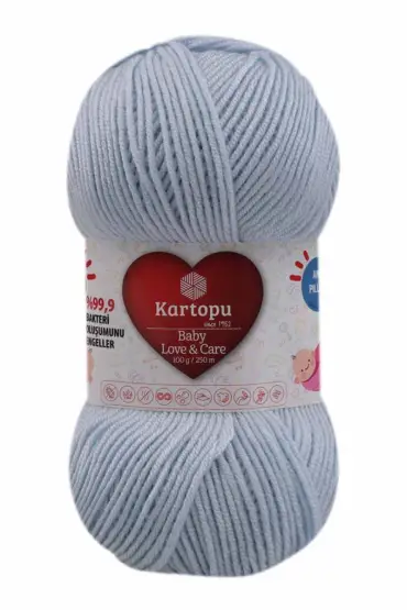 Kartopu Baby Love & Care  El Örgü İpi  | Açık Mavi K580