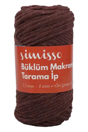   Tarama Makrome İpi | Kahverengi