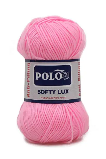 Polosu Softy Lux El Örgü İpi Şeker Pembe 441