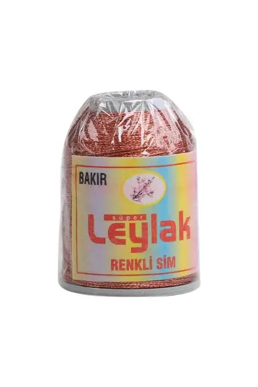 Leylak Renkli Sim İpliği Bakır